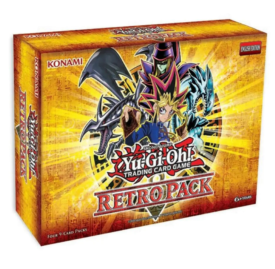 YuGiOh! Trading Card Game Retro Pack 4 Packs with 9 Cards Each Retail Exclusive