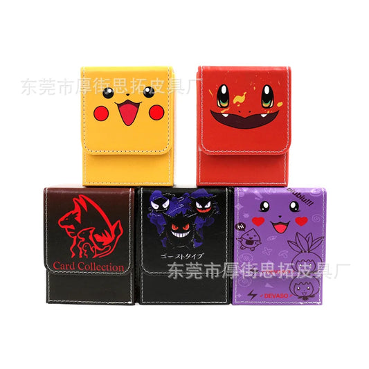 Pokemon Card Deck Storage Box PTCG Board Games magic Commander deck box mtg Card Carrying Organiser Case Trading for tcg sleeves