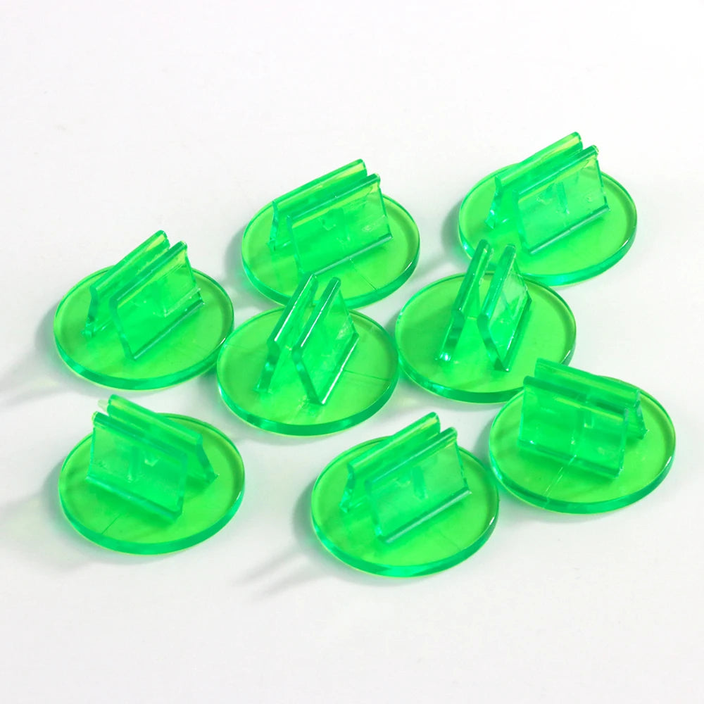 Card Holder Card Binder Clips Transparent Card Holder Various Colours Available Fitting 2MM Cardboard For Board Game Accessories