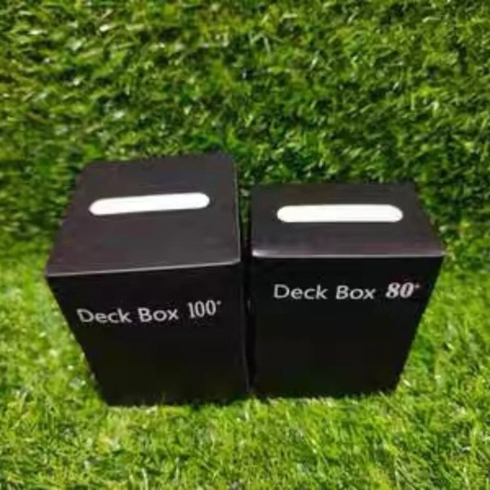 1 Box Game Trading Card Box, Solid Color Card Box, Card Holder Storage Box For Trading Cards, Sports And Games