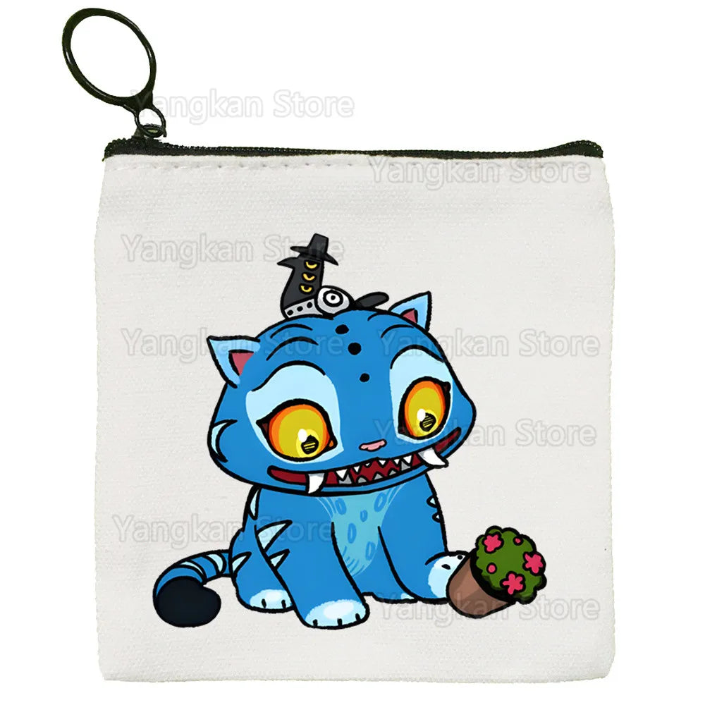 Kpop Demon Hunter K Pop Huntrix Kpop Cartoon Canvas Bag Design Canvas Simple and Fashionable Storage Bag