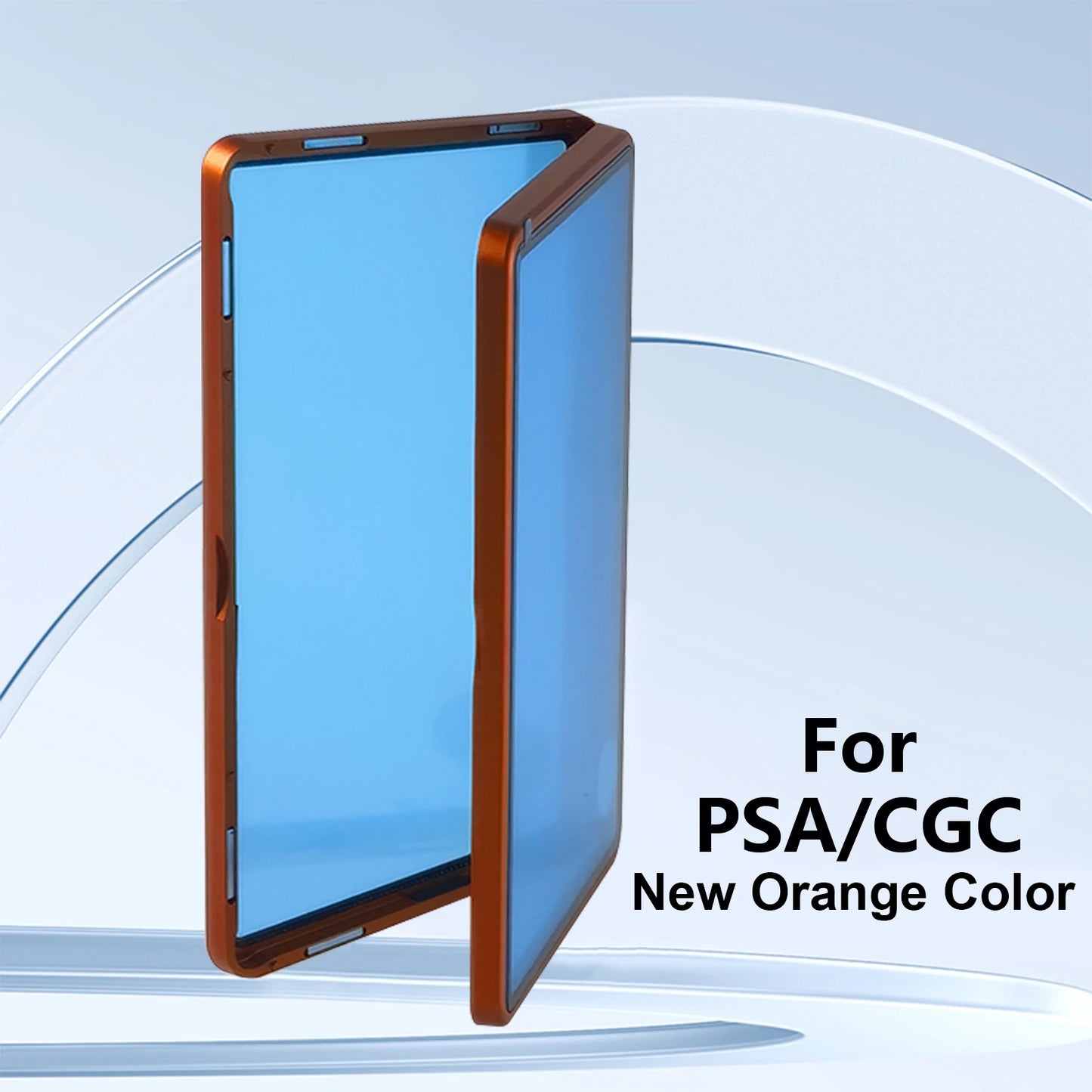 Aluminum Alloy Graded Cards Protector Case For PSA/CGC Slab, UV & Scratch Resistant Trading Card Magnetic Display Holder Box