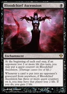 Bloodchief Ascension⁣ - Zendikar⁣ (Rare)⁣ [82]