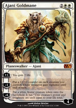 Ajani Goldmane⁣ - Magic 2011⁣ (Mythic)⁣ [1]