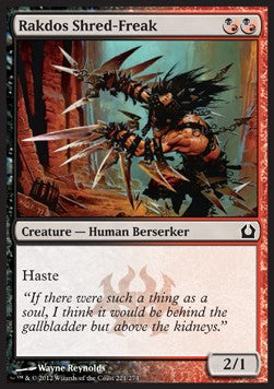 Rakdos Shred-Freak⁣ - Return to Ravnica⁣ (Common)⁣ [221]