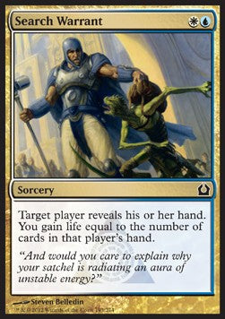 Search Warrant⁣ - Return to Ravnica⁣ (Common)⁣ [193]