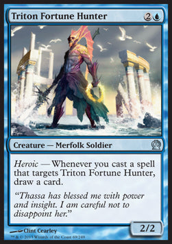 Triton Fortune Hunter⁣ - Theros⁣ (Uncommon)⁣ [69]
