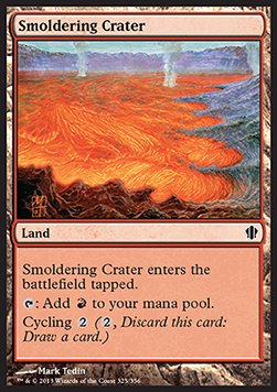 Smoldering Crater⁣ - Commander 2013⁣ (Common)⁣ [325]
