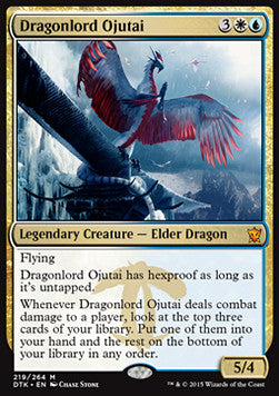 Dragonlord Ojutai⁣ - Dragons of Tarkir⁣ (Mythic)⁣ [219]