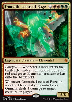Omnath, Locus of Rage⁣ - Battle for Zendikar⁣ (Mythic)⁣ [217]