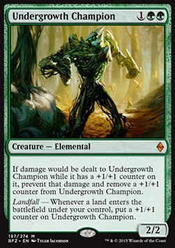 Undergrowth Champion⁣ - Battle for Zendikar⁣ (Mythic)⁣ [197]