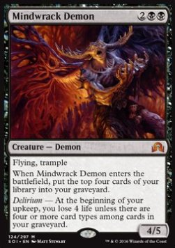 Mindwrack Demon⁣ - Shadows over Innistrad⁣ (Mythic)⁣ [124]