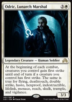 Odric, Lunarch Marshal⁣ - Shadows over Innistrad⁣ (Rare)⁣ [31]