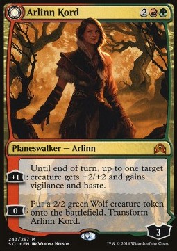 Arlinn Kord / Arlinn, Embraced by the Moon⁣ - Shadows over Innistrad⁣ (Mythic)⁣ [243]