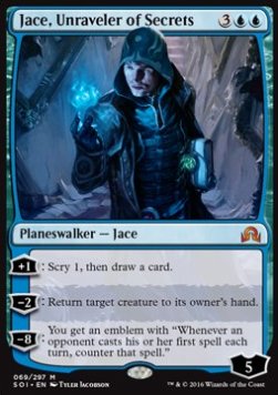 Jace, Unraveler of Secrets⁣ - Shadows over Innistrad⁣ (Mythic)⁣ [69]