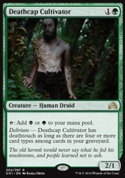 Deathcap Cultivator⁣ - Shadows over Innistrad⁣ (Rare)⁣ [202]