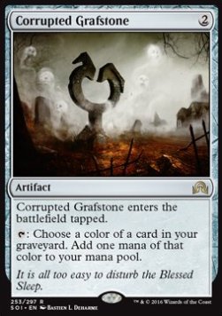 Corrupted Grafstone⁣ - Shadows over Innistrad⁣ (Rare)⁣ [253]