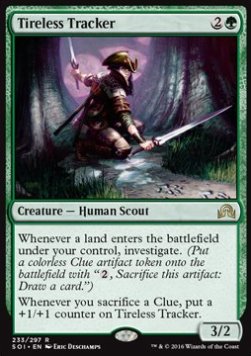 Tireless Tracker⁣ - Shadows over Innistrad⁣ (Rare)⁣ [233]