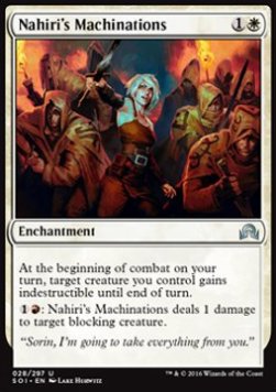 Nahiri's Machinations⁣ - Shadows over Innistrad⁣ (Uncommon)⁣ [28]