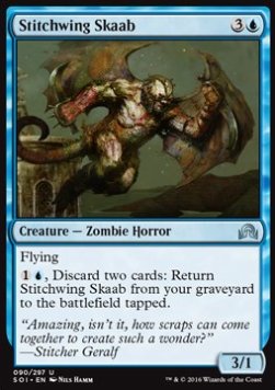 Stitchwing Skaab⁣ - Shadows over Innistrad⁣ (Uncommon)⁣ [90]