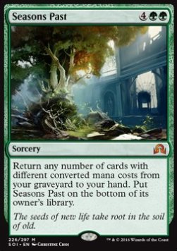 Seasons Past⁣ - Shadows over Innistrad⁣ (Mythic)⁣ [226]