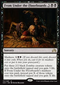 From Under the Floorboards⁣ - Shadows over Innistrad⁣ (Rare)⁣ [111]