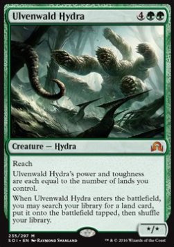 Ulvenwald Hydra⁣ - Shadows over Innistrad⁣ (Mythic)⁣ [235]