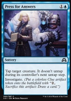 Press for Answers⁣ - Shadows over Innistrad⁣ (Common)⁣ [80]