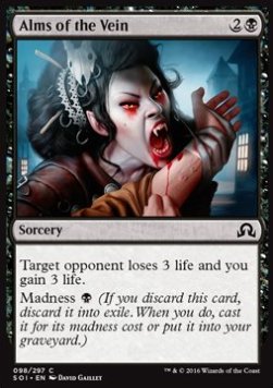 Alms of the Vein⁣ - Shadows over Innistrad⁣ (Common)⁣ [98]