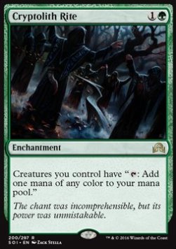 Cryptolith Rite⁣ - Shadows over Innistrad⁣ (Rare)⁣ [200]