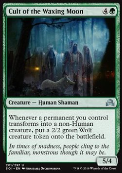 Cult of the Waxing Moon⁣ - Shadows over Innistrad⁣ (Uncommon)⁣ [201]