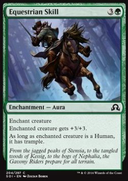 Equestrian Skill⁣ - Shadows over Innistrad⁣ (Common)⁣ [204]