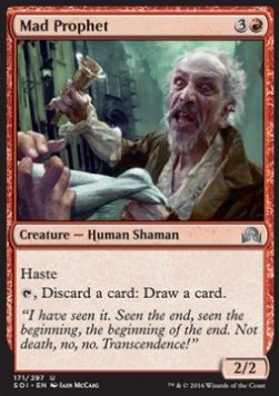Mad Prophet⁣ - Shadows over Innistrad⁣ (Uncommon)⁣ [171]