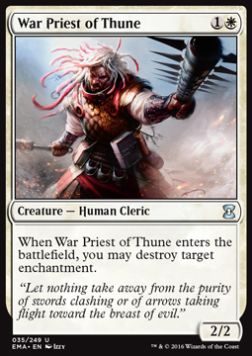 War Priest of Thune⁣ - Eternal Masters⁣ (Uncommon)⁣ [35]