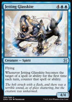 Jetting Glasskite⁣ - Eternal Masters⁣ (Uncommon)⁣ [58]