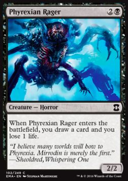 Phyrexian Rager⁣ - Eternal Masters⁣ (Common)⁣ [102]