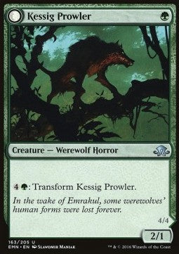 Kessig Prowler / Sinuous Predator⁣ - Eldritch Moon⁣ (Uncommon)⁣ [163]