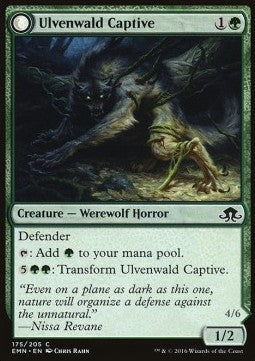 Ulvenwald Captive / Ulvenwald Abomination⁣ - Eldritch Moon⁣ (Common)⁣ [175]
