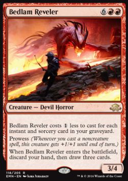Bedlam Reveler⁣ - Eldritch Moon⁣ (Rare)⁣ [118]
