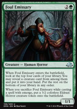 Foul Emissary⁣ - Eldritch Moon⁣ (Uncommon)⁣ [158]