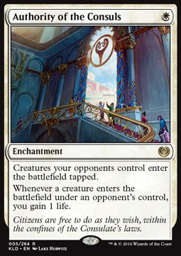 Authority of the Consuls⁣ - Kaladesh⁣ (Rare)⁣ [5]