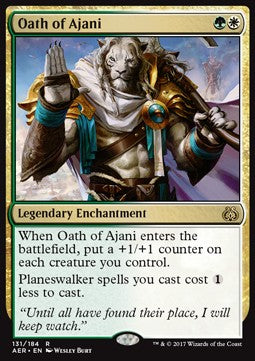 Oath of Ajani⁣ - Aether Revolt⁣ (Rare)⁣ [131]