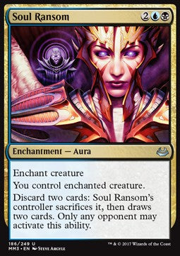 Soul Ransom⁣ - Modern Masters 2017⁣ (Uncommon)⁣ [186]