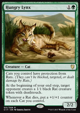 Hungry Lynx⁣ - Commander 2017⁣ (Rare)⁣ [31]