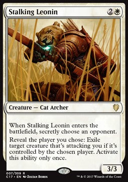 Stalking Leonin⁣ - Commander 2017⁣ (Rare)⁣ [7]