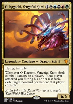 O-Kagachi, Vengeful Kami⁣ - Commander 2017⁣ (Mythic)⁣ [45]