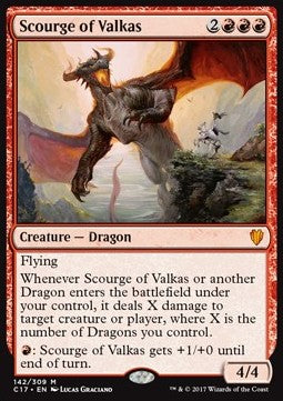 Scourge of Valkas⁣ - Commander 2017⁣ (Mythic)⁣ [142]