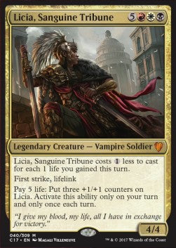 Licia, Sanguine Tribune⁣ - Commander 2017⁣ (Mythic)⁣ [40]