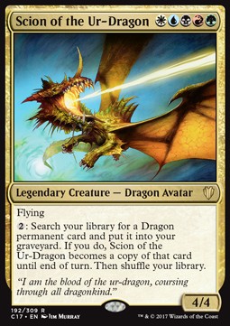 Scion of the Ur-Dragon⁣ - Commander 2017⁣ (Rare)⁣ [192]