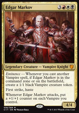 Edgar Markov (V.1)⁣ - Commander 2017⁣ (Mythic)⁣ [36]